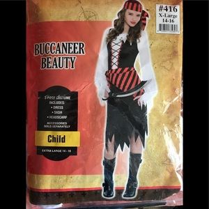 Girl Buccaneer Beauty Child Size XL